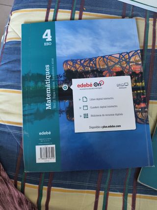 LIBRO MATEMÀTIQUES 4 ESO 
