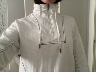Sudadera Hollister blanca - Talla S