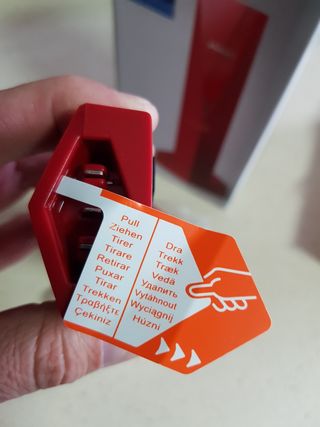 Teléfono fijo Philips Linea V Rojo gama alta Nuevo