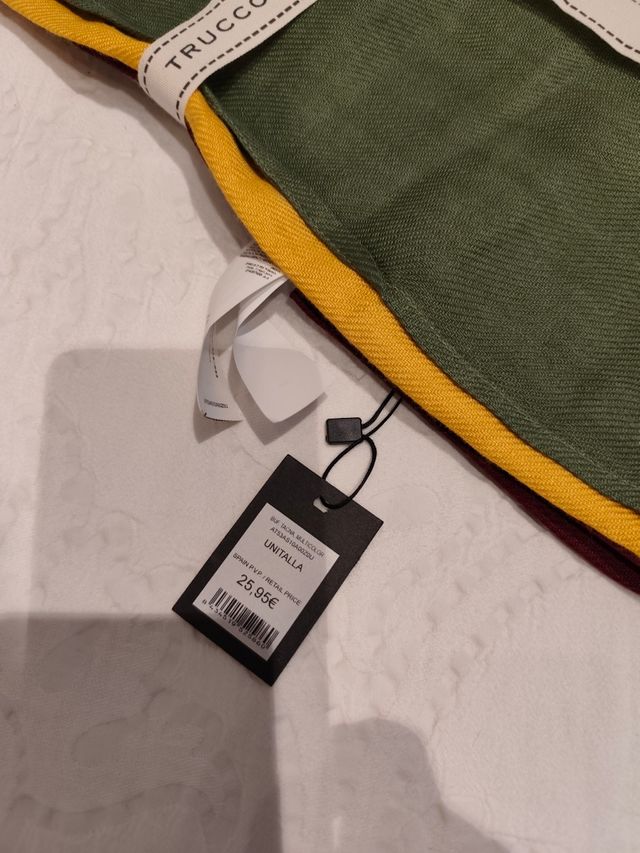 Pañuelo Trucco - Verde Oliva y Rojo