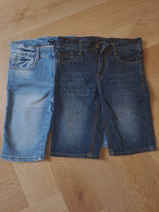 Shorts jeans bimbo usati, 2 pezzi