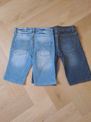 Shorts jeans bimbo usati, 2 pezzi