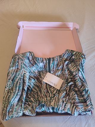 Vestido midi Feversave estampado