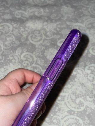 Cover viola glitter iPhone 11 