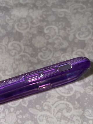 Cover viola glitter iPhone 11 