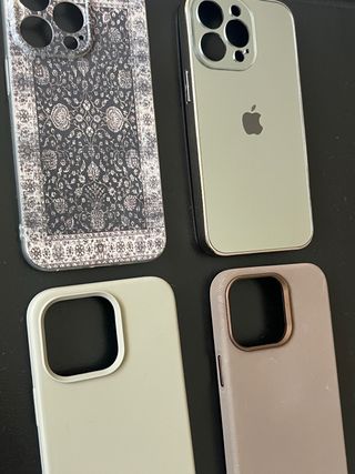 Lote 4 fundas iPhone 13 Pro