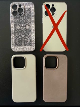 Lote 3 fundas iPhone 13 Pro
