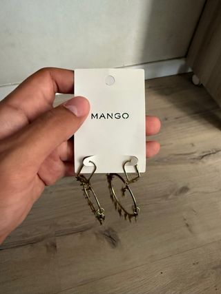 Pendientes aro Mango dorados