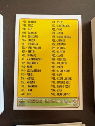 cromos Fichajes Mundicromo 2004-05