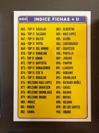 cromos Fichajes Mundicromo 2004-05
