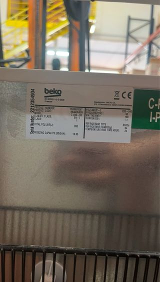 Congelador Beko C 400 HC horizontal, 360L