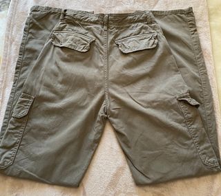 Pantalones Cargo Zara - Verde Oliva