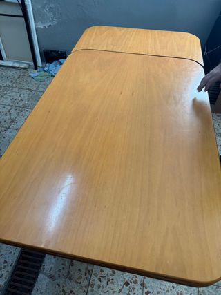 Mesa comedor extensible madera