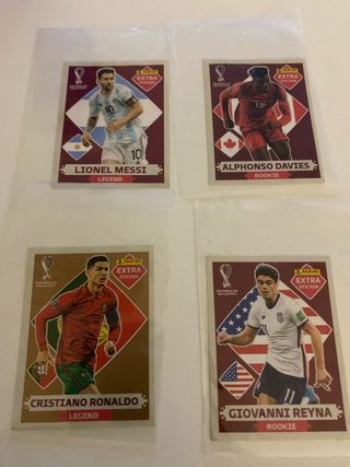 4 cromos Mundial Qatar 2022