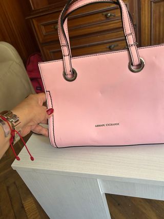 Bolso Armani Exchange rosa