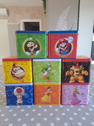Collezione completa scatole Super Mario