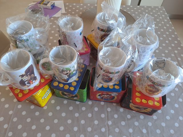 Collezione completa scatole Super Mario