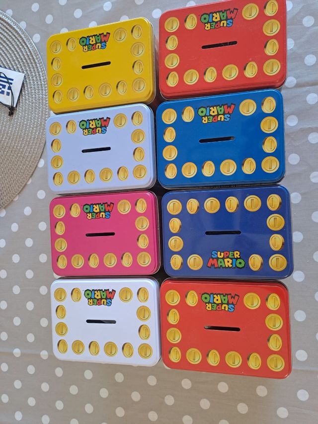 Collezione completa scatole Super Mario
