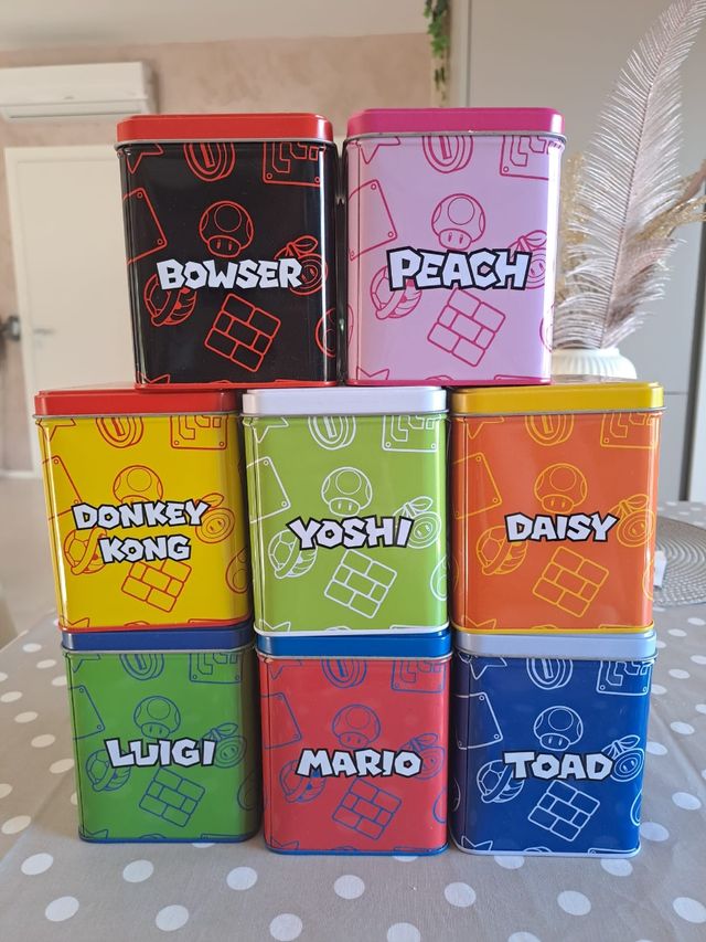 Collezione completa scatole Super Mario