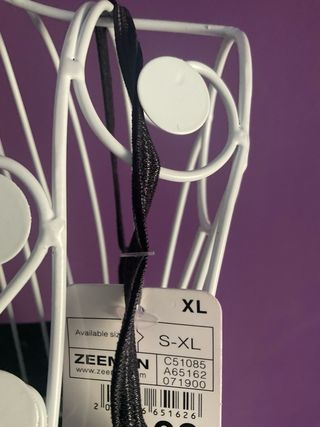 Body negro terciopelo XL