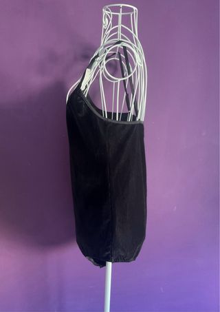 Body negro terciopelo XL