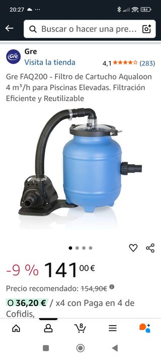 Piscina Bestway 412x201x122cm