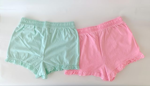 Shorts niña - 2 pzas. algodon