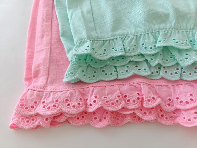 Shorts niña - 2 pzas. algodon