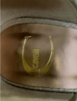 Sandali Cavalli in denim-blu