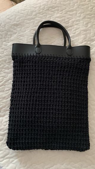Bolso tote bag crochet artesanal 