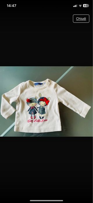 Maglia bimba Original Marines 1-3 mesi