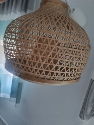 Lámpara IKEA MISTERHULT bambú