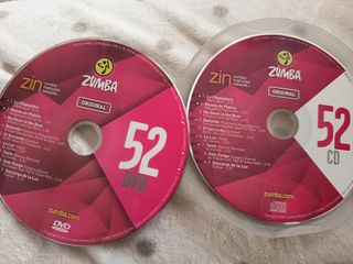 CDs y DVDs originales de Zumba Fitness 51, 52, 42, 43 y de segunda