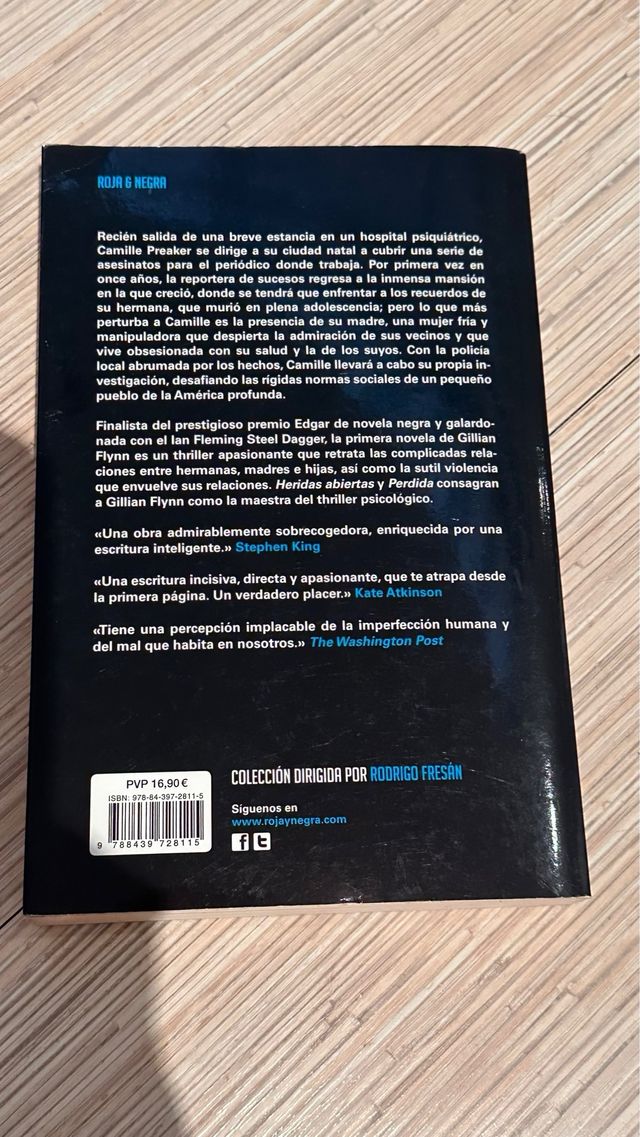 Heridas abiertas de Gillian Flynn