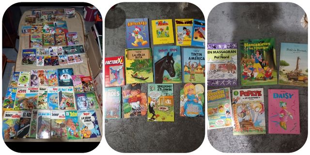 Lote de 70 cómics y tebeos