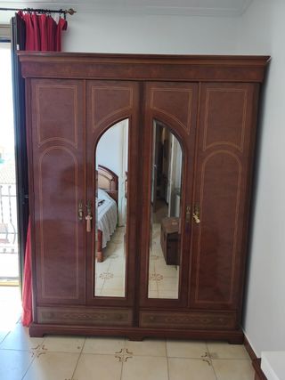 Cómoda + armario + cama