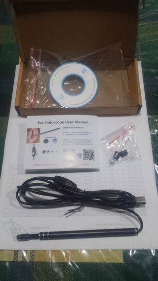 CAMARA ENDOSCOPICA CON LUZ Y CABLE LARGO