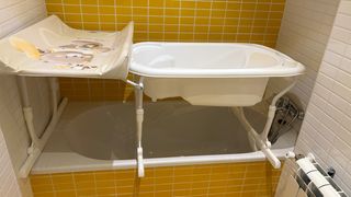 Bañera y cambiador bebé