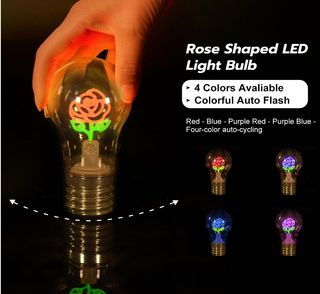 Lampadina LED a forma di rosa