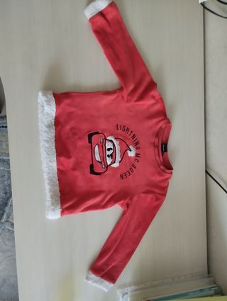 Maglione Cars Natale bimbo 3-4 anni