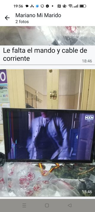 Vendo televisor plasma 43 pulgadas