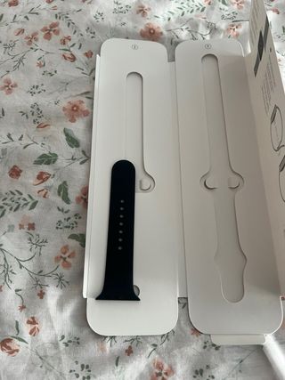 Correa goma Apple Watch 8 45mm Negra