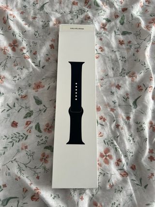 Correa goma Apple Watch 8 45mm Negra