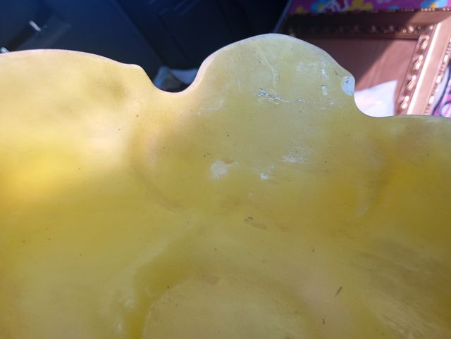 Cuenco porcelana dorado - frutero