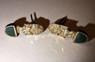 Pendientes Plata 925 & Malaquita