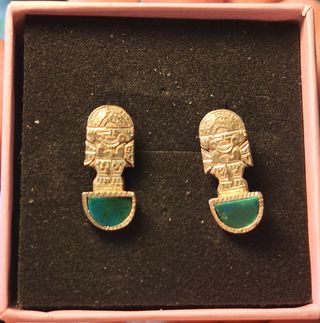 Pendientes Plata 925 & Malaquita