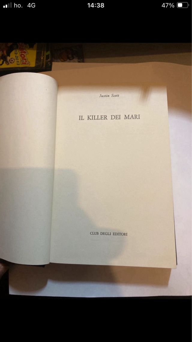 Libro . Il Killer Dei Mari . Justin Scott