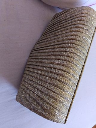Bolso fiesta dorado