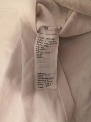 Camiseta Hollister M blanca