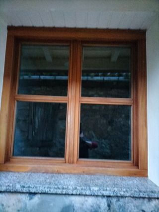 Ventanas Iroko c/ contraventanas